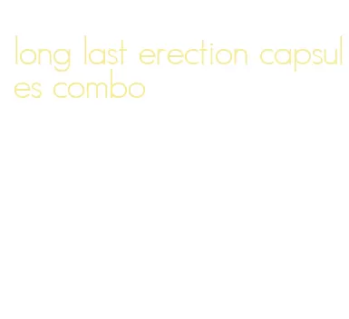 long last erection capsules combo