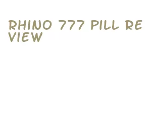 rhino 777 pill review