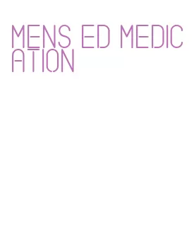 mens ed medication