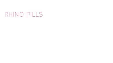 rhino pills