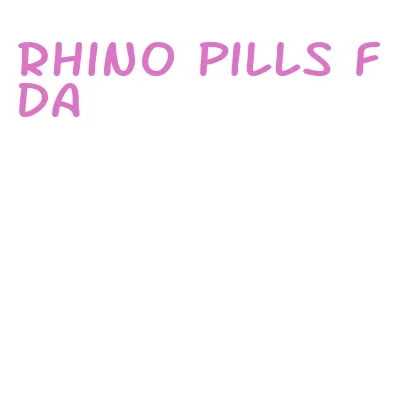 rhino pills fda