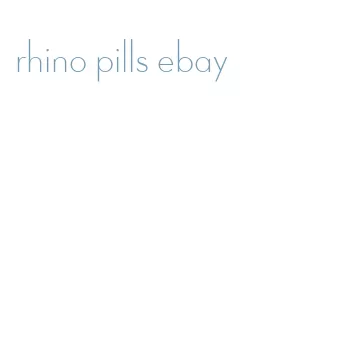 rhino pills ebay